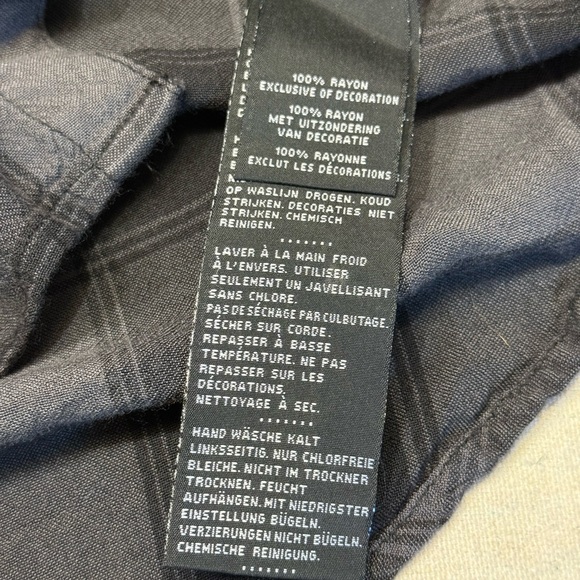 Harley-Davidson Black Plaid Button-Up Shirt - Size Medium - Picture 12 of 15